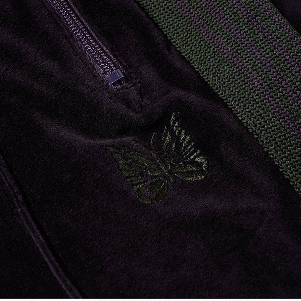 NEEDLES VELOUR NARROW TRACK PANT (UNISEX) - Picture 4 of 4